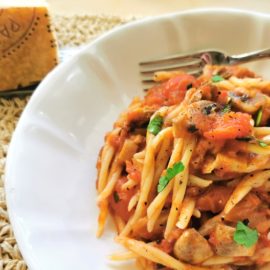 Genovese mushroom ragu