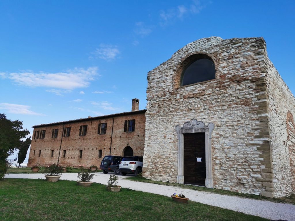 The restored 14th century Monastery of Montebello