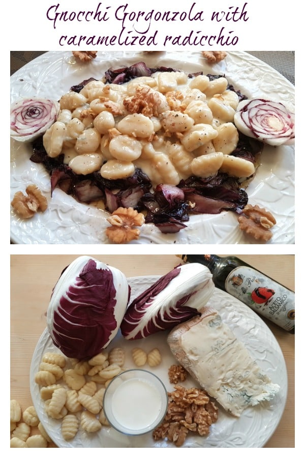 Gnocchi Gorgonzola and radicchio