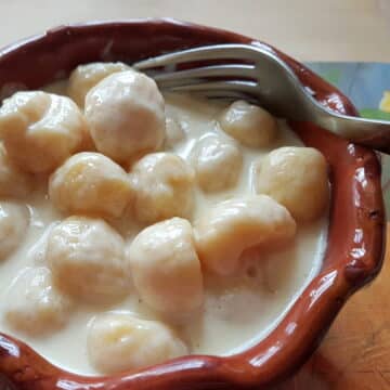 Gnocchi alla Bava; Recipe from the Val d’Aosta