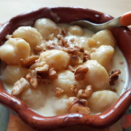 Gnocchi alla Bava; Recipe from the Val d’Aosta