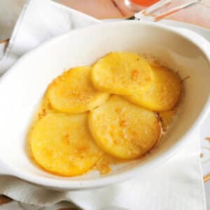 Gnocchi alla Romana in a baking dish