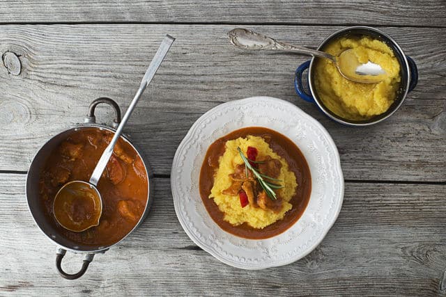 Goulash with polenta Friuli Venezia Giulia