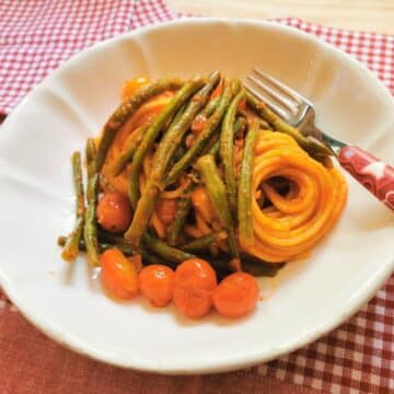 Green bean pasta.