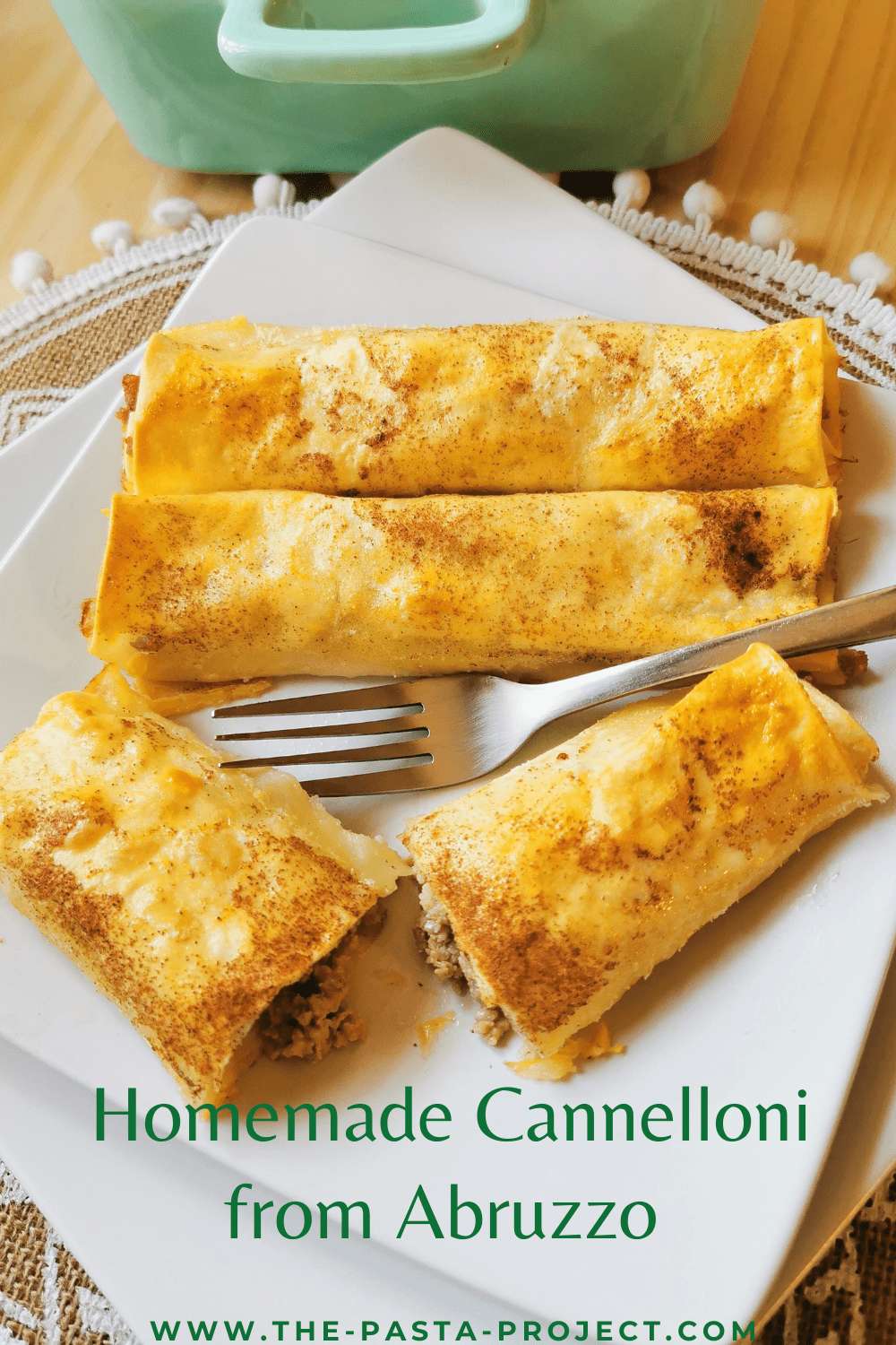 Homemade Cannelloni from Abruzzo (cannelloni all’abruzzese)