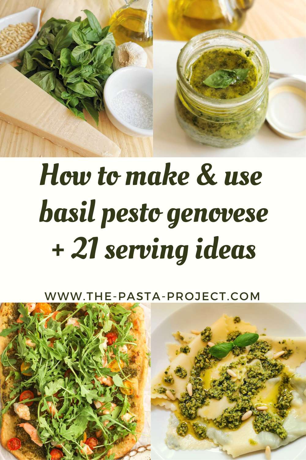 How to make and use basil pesto Genovese.