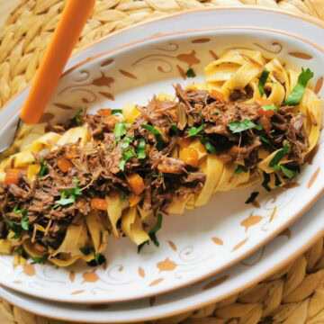 Italian beef cheek ragu.