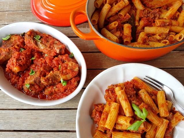 Italian Braised Pork Ribs with Pasta-image