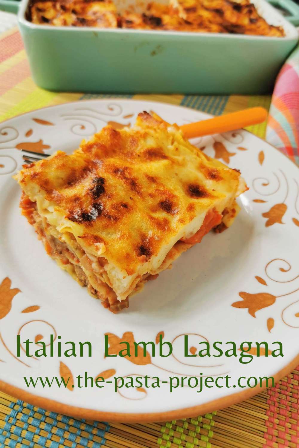 Italian lamb lasagna