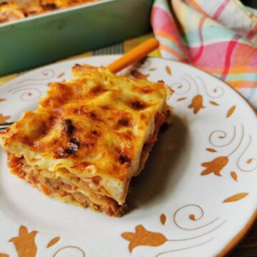 Italian lamb lasagna