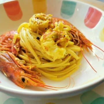 Italian prawn saffron linguine