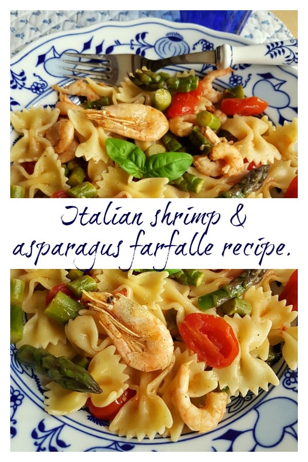 Italian shrimp and asparagus farfalle recipe 