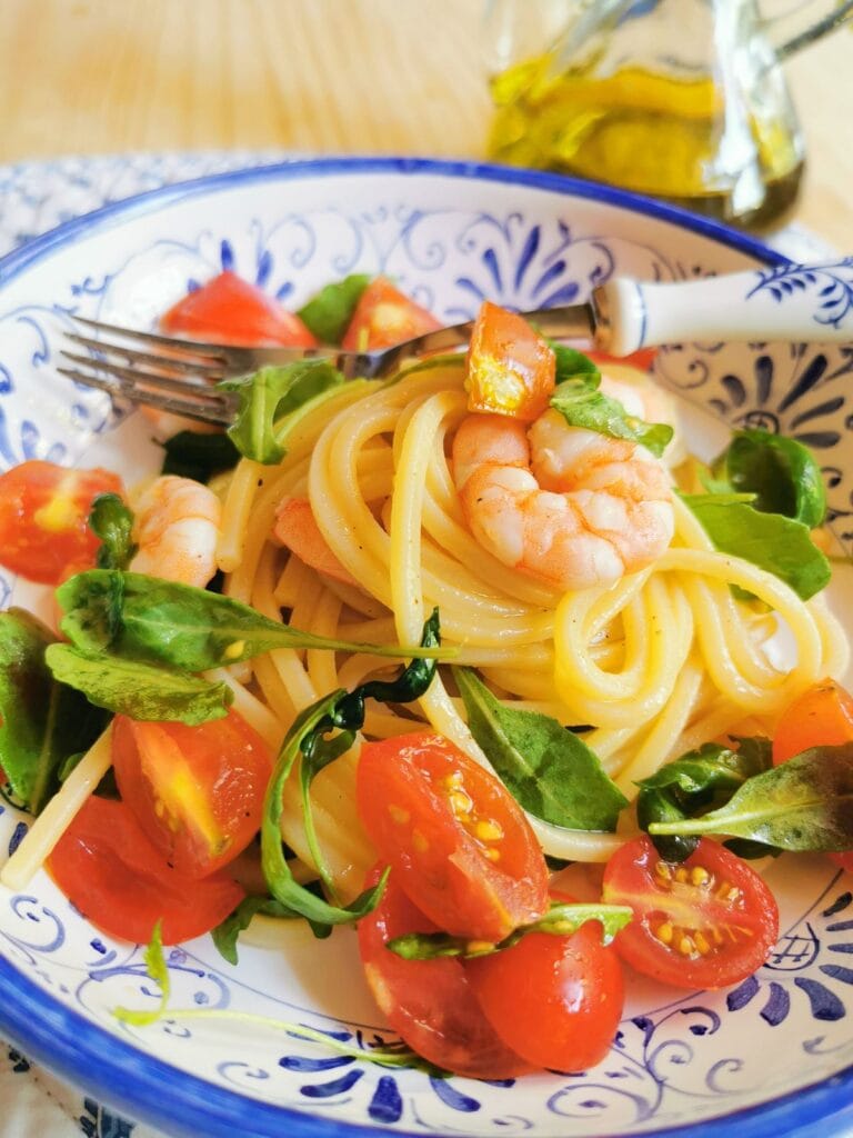 Italian Cold Spaghetti Salad with Shrimp – The Pasta Project