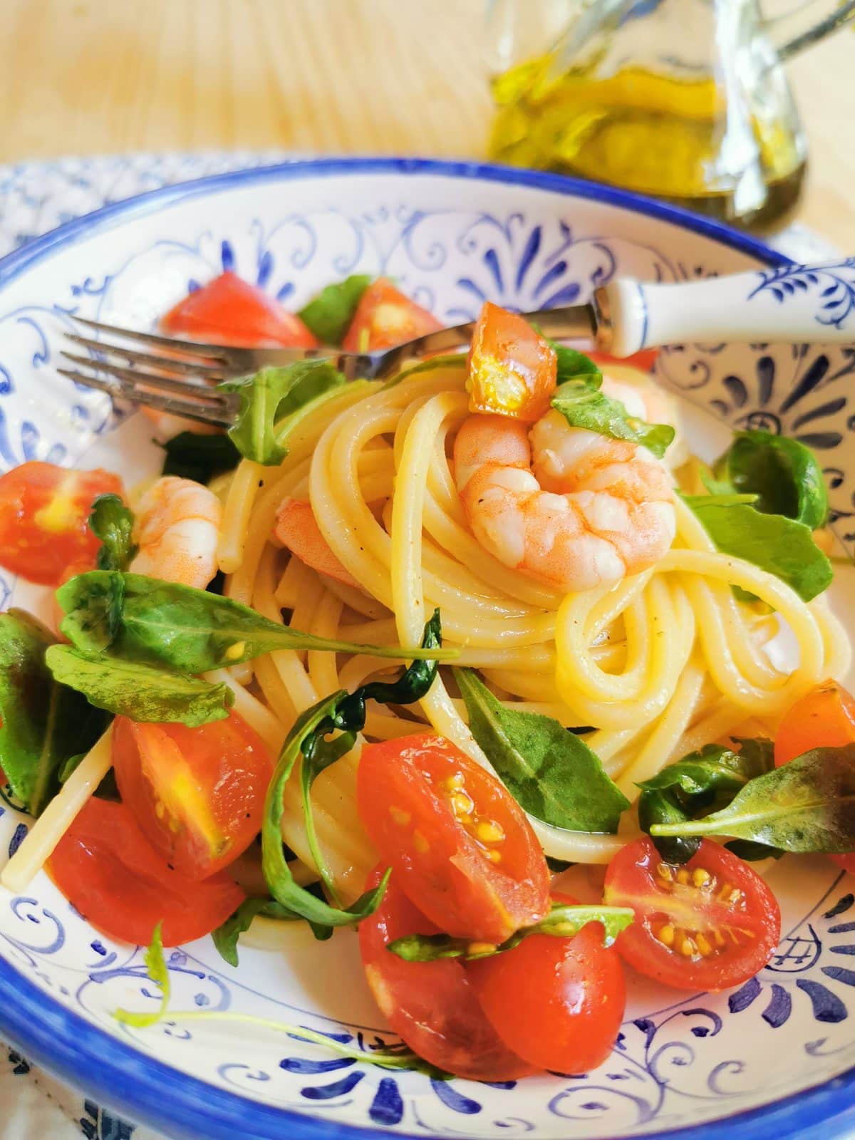 Italian cold spaghetti salad recipe from Marche