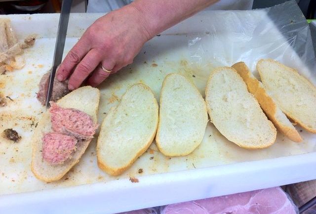 bread with ciauscolo Le Marche