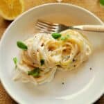 Lemon ricotta pasta
