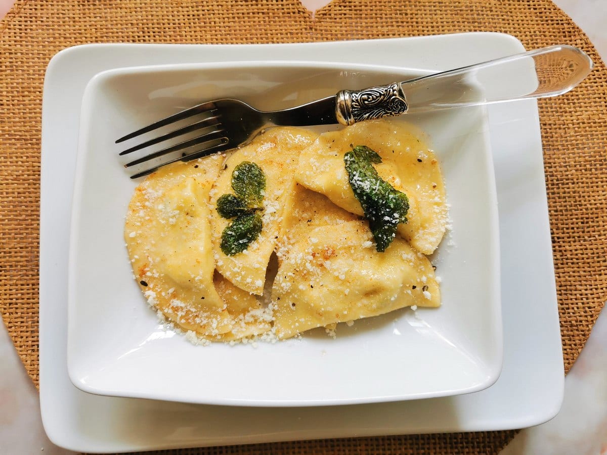 Ligurian Potato and Mint Ravioli (Turle)