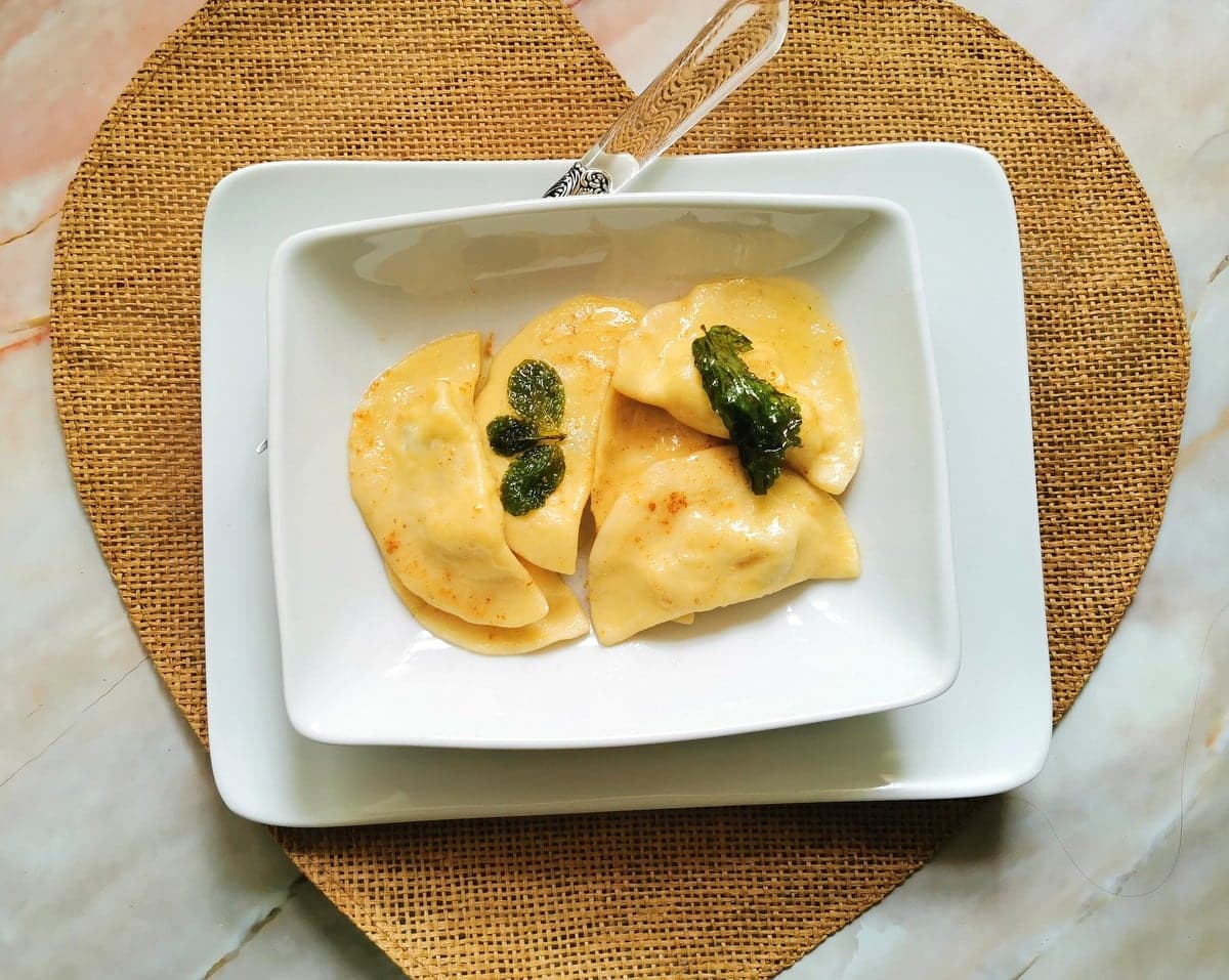 Ligurian Potato and Mint Ravioli (Turle)