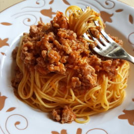 Maccheroncini di Campofilone pasta with Marchigiano ragu