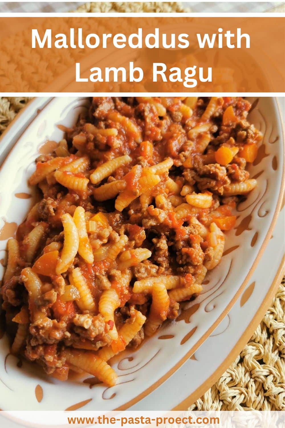 Lamb ragu with malloreddus.