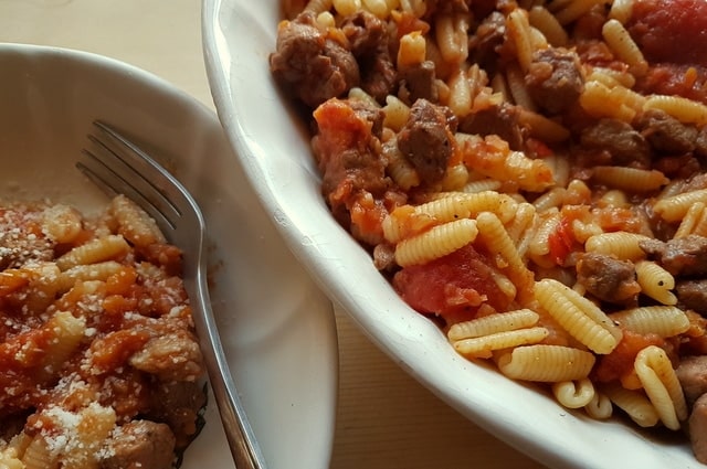 malloreddus with lamb ragu