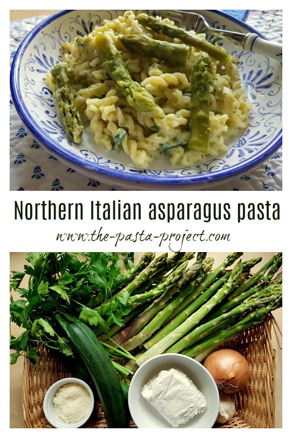 Italian asparagus pasta