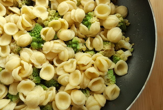 Orecchiette Pasta with Romanesco Broccoli 
