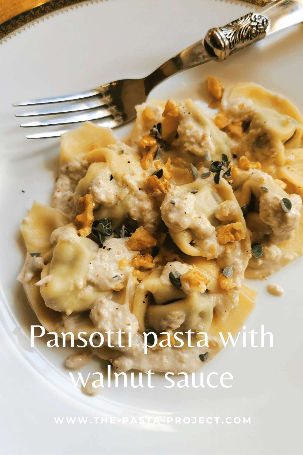 Pansotti Pasta with Walnut Sauce Recipe from Liguria