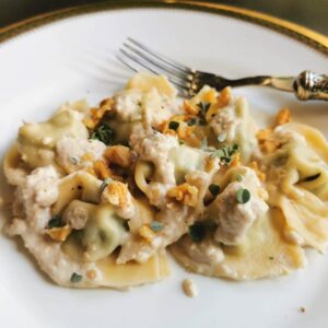 Pansotti Pasta with Walnut Sauce Recipe from Liguria