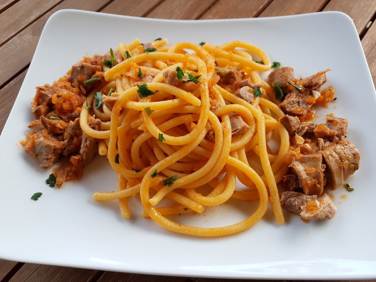 Bigoli with duck ragu pasta recipes from Veneto