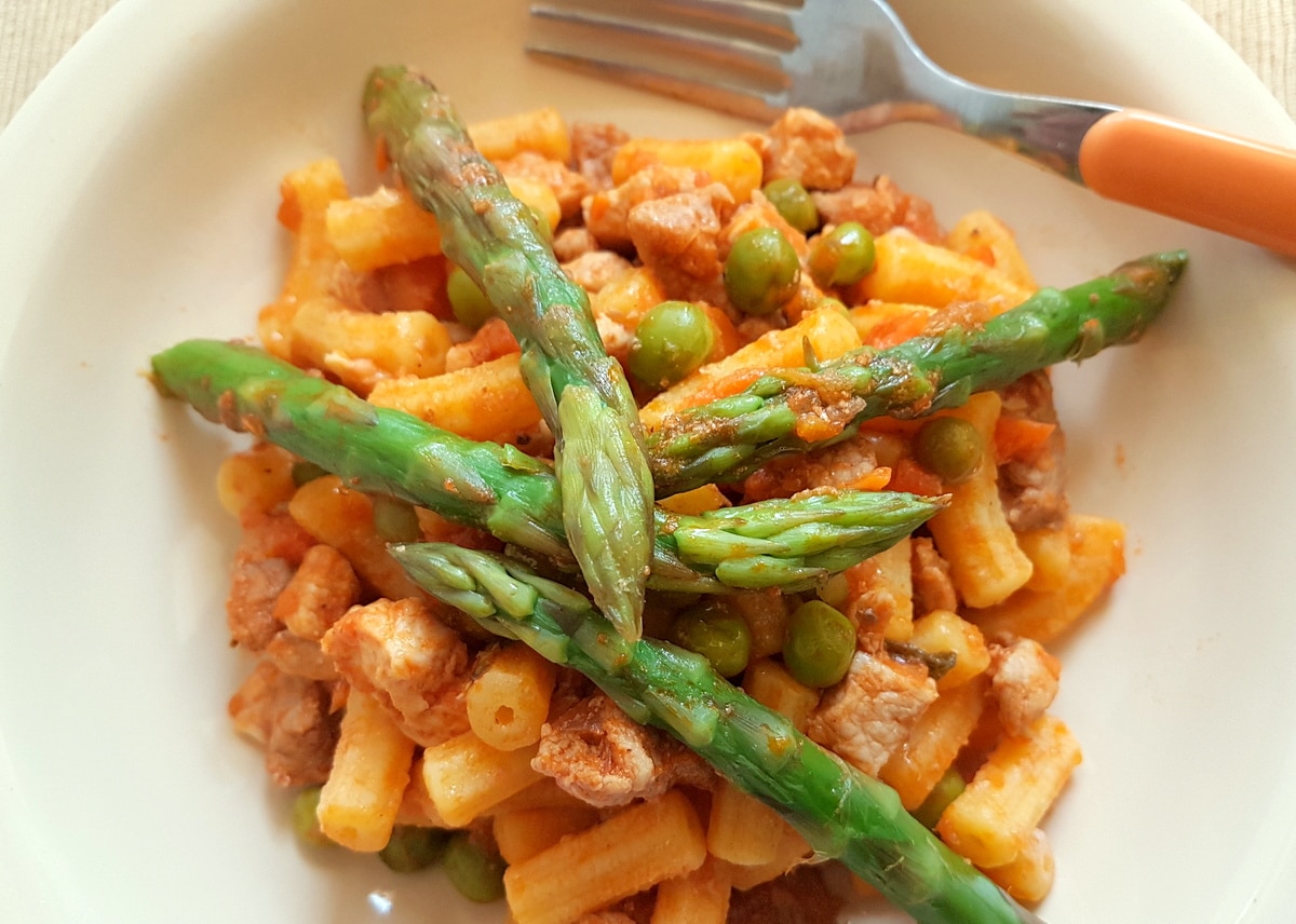 gargati with spring ragu