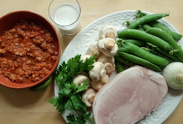 ingredients for Pasta alla pastora recipe from Alto Adige 