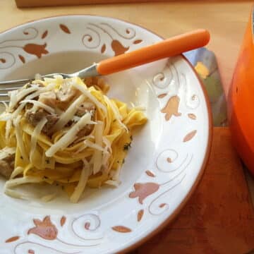 Pasta with cinnamon spiced pork ragu from Friuli Venezia Giulia.