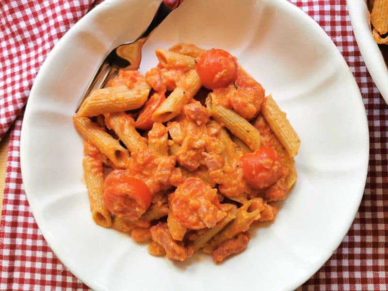 pasta with vodka sauce