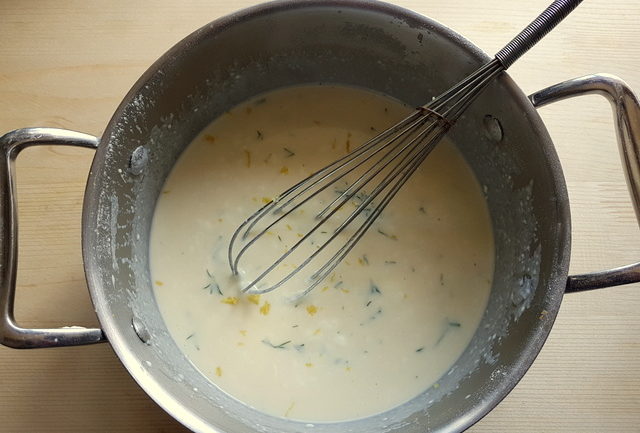 bechamel sauce for poached salmon and asparagus lasagne al forno 