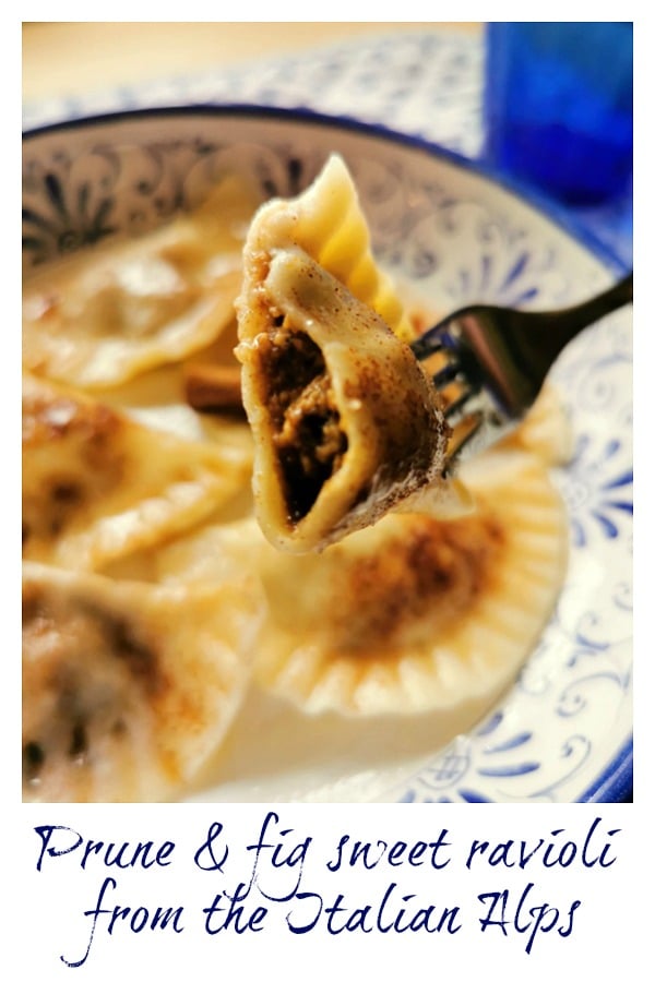 Prune and fig cjarsons di Pontebba (sweet ravioli)