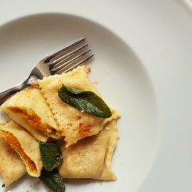 Pumpkin Tortelli; recipe from Mantova