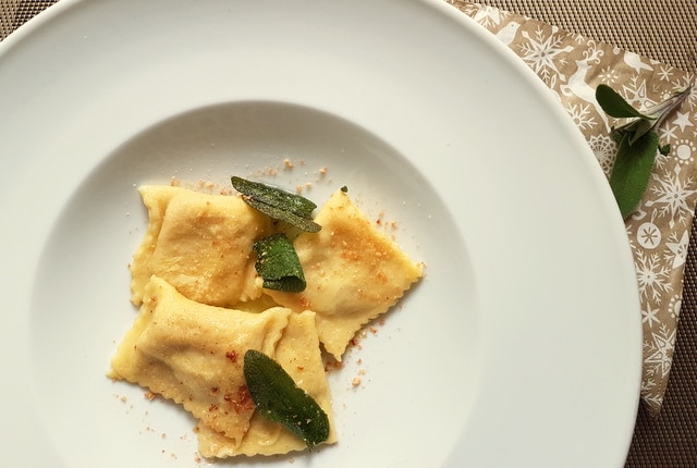 Pumpkin Tortelli; recipe from Mantova 