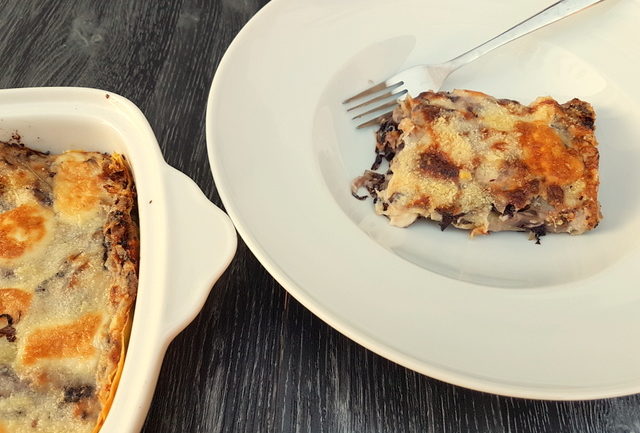 Radicchio pasticcio (Italian chicory lasagna)