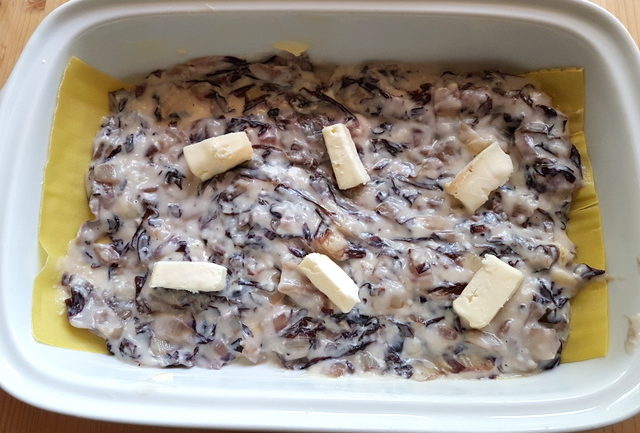 Radicchio pasticcio (Italian chicory lasagna)