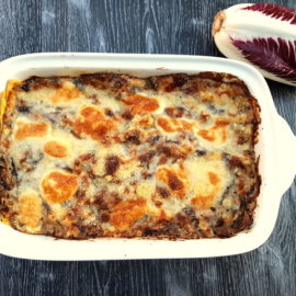 Radicchio pasticcio (Italian chicory lasagna)