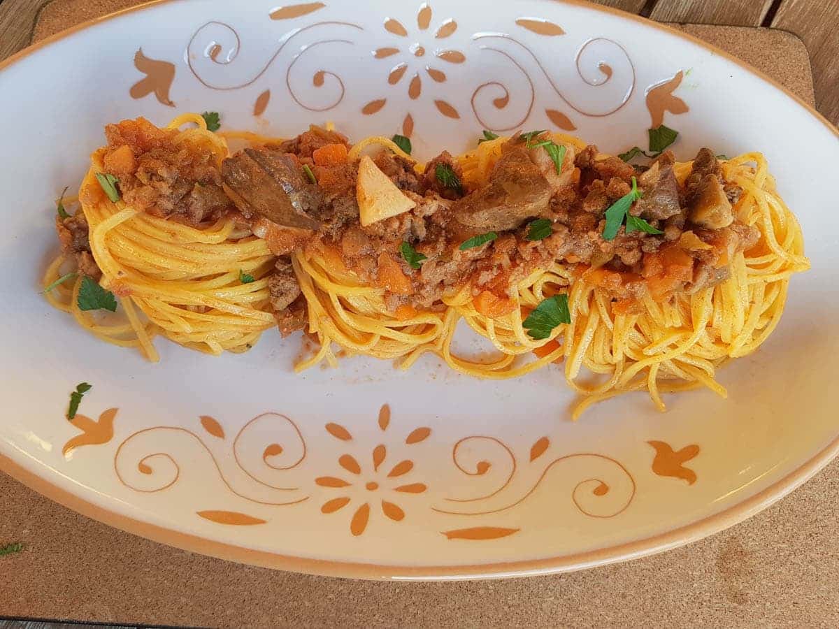 tagliolini alla langarola