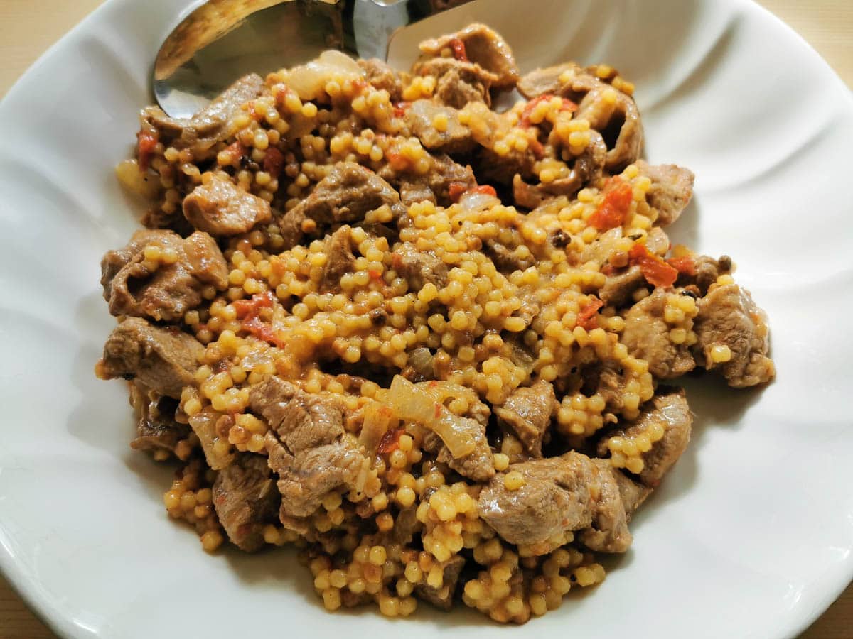 Fregola with Lamb