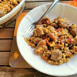 Sardinian fregola with lamb