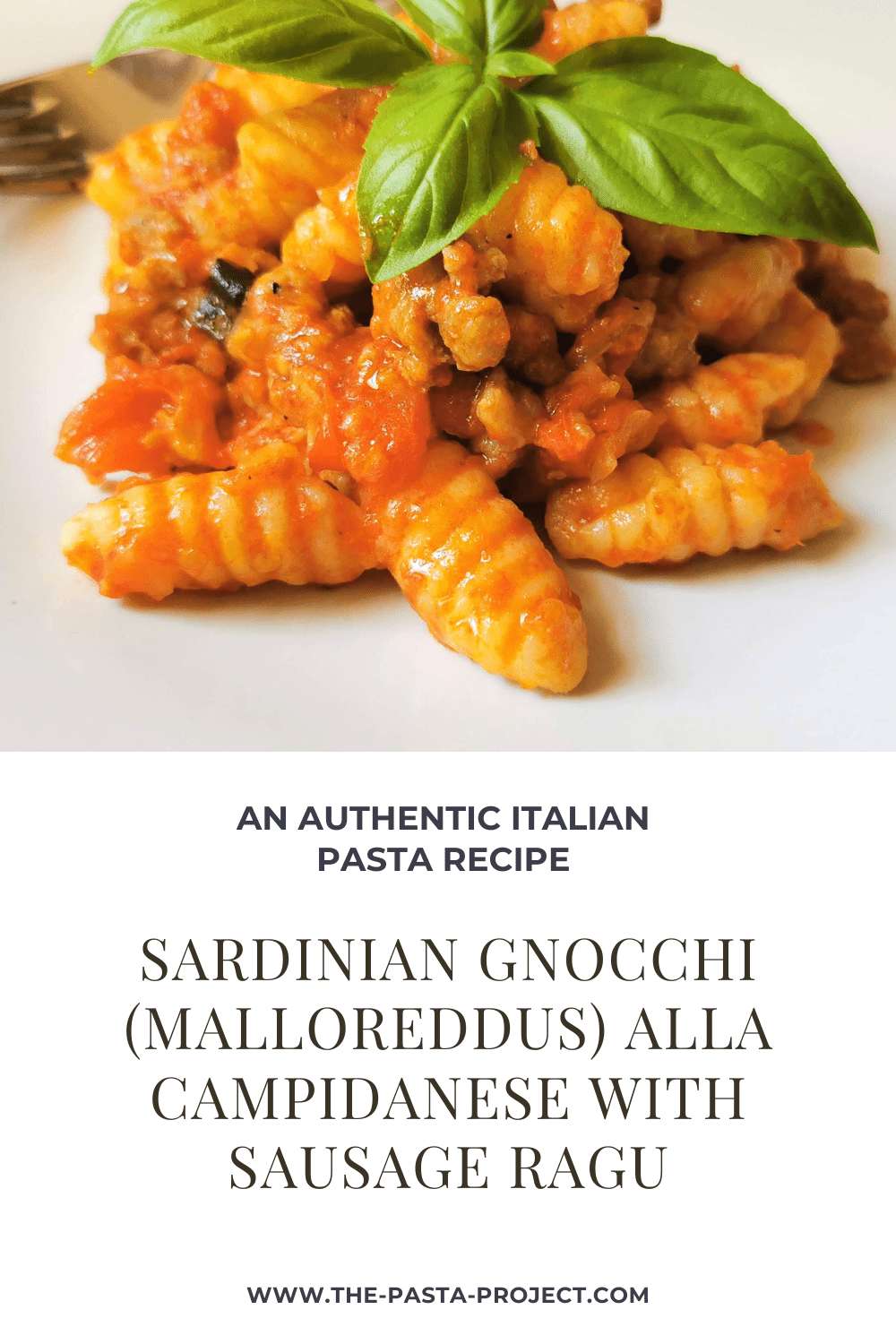 Malloreddus (Sardinian gnocchi) alla Campidanese 