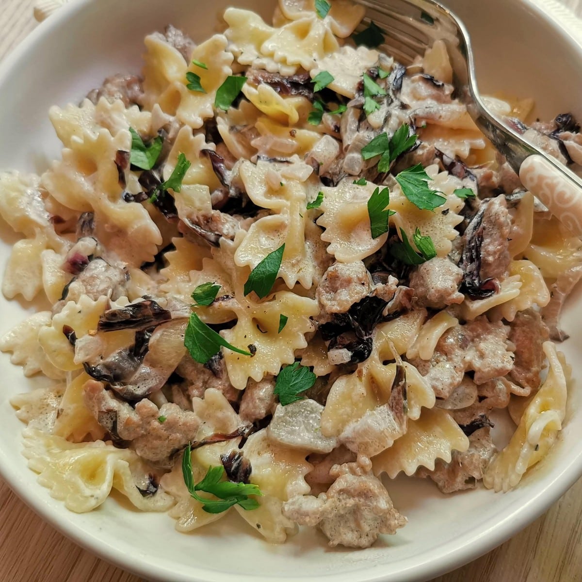 Sausage and Radicchio Pasta Recipe