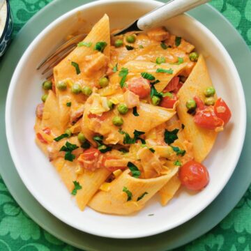 Seven Ps pasta recipe from Tuscany.