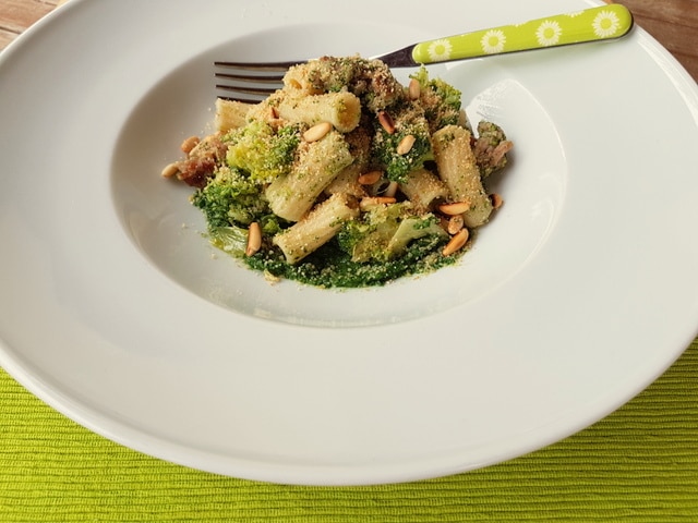 Sicilian pasta with sausage and broccoli