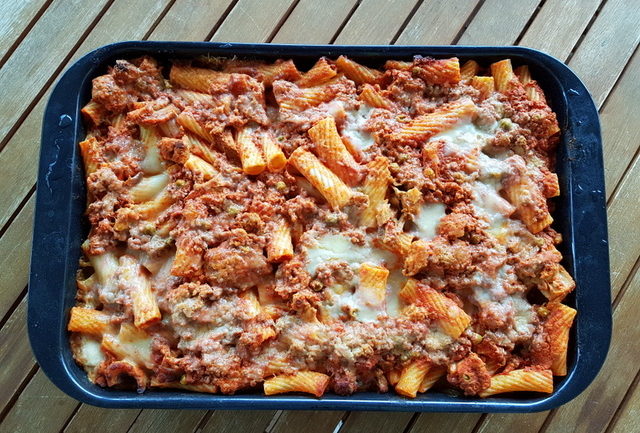 Sicilian baked pasta al forno