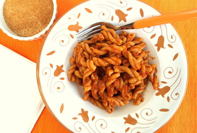 Sicilian pesto pasta meal kit with Hyblaean pesto